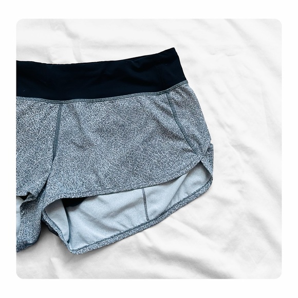 ★ Lululemon Speed Up Short Long Updated Fit - Heather Lux Multi Black ★ - Picture 5 of 17